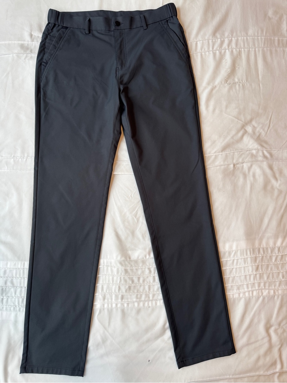 Men's Straight Chino Pants - Black
